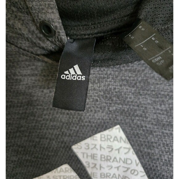 Adidas Mens Pullover Hoodie Climawarm Hood Sweatshirt Gray Size Small S Warm Top - Picture 9 of 13